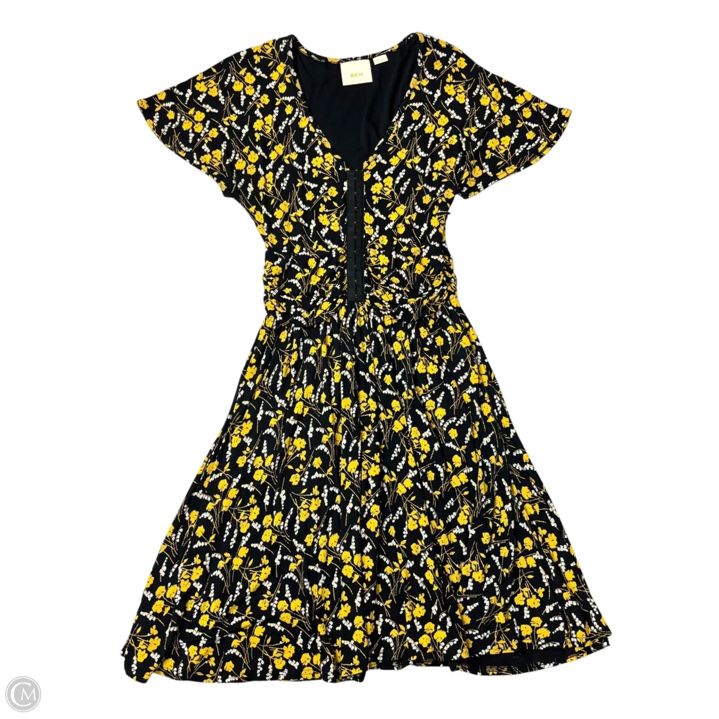 Dress Casual Midi By Maeve In Floral Print, Size: M