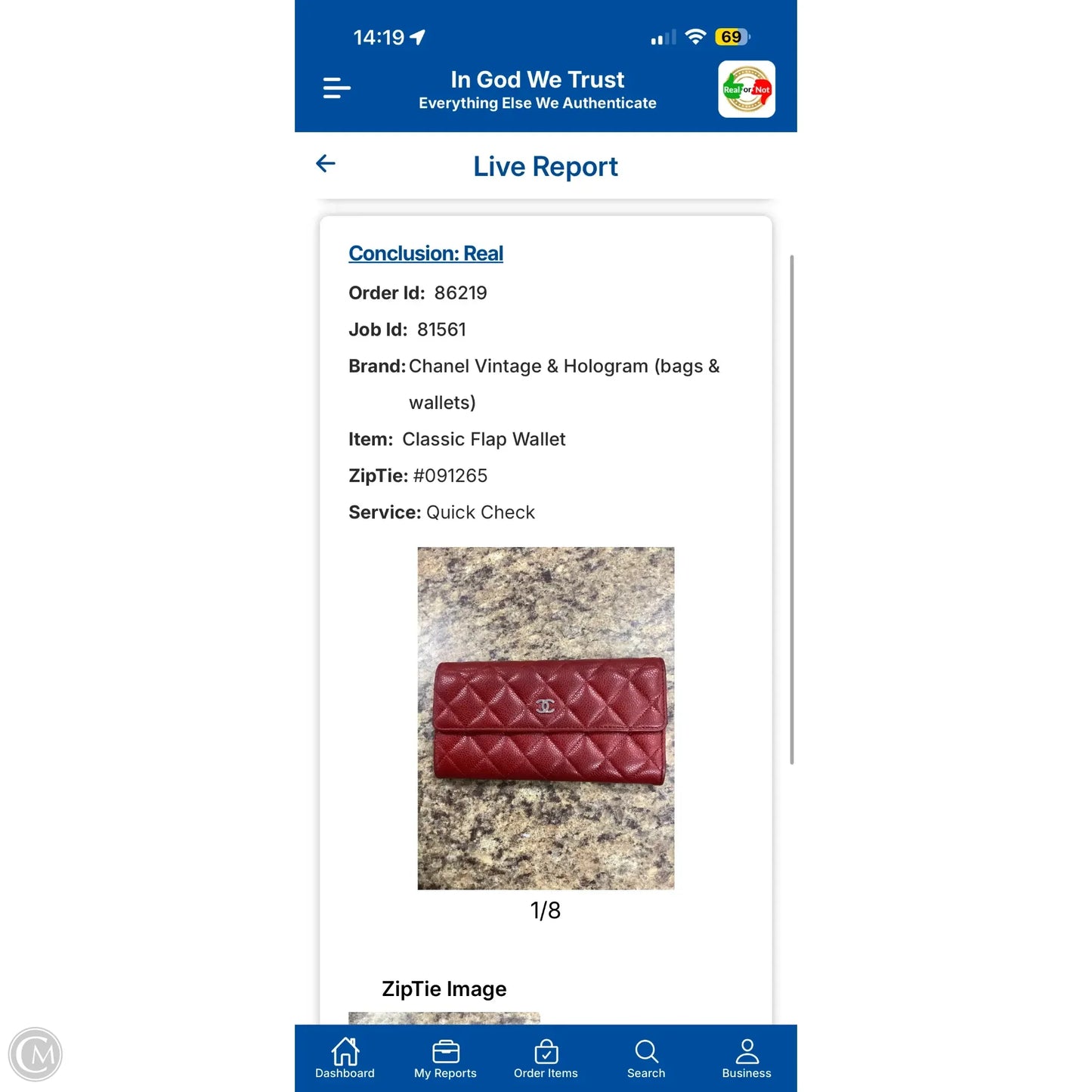 Wallet Luxury Designer By Chanel, Size: Large