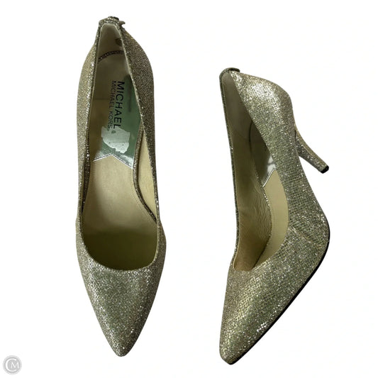 Shoes Heels Stiletto By Michael By Michael Kors In Silver, Size: 11