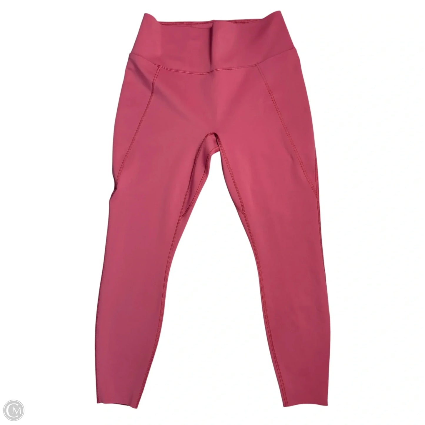 Athletic Leggings By Nike Apparel In Pink, Size: L
