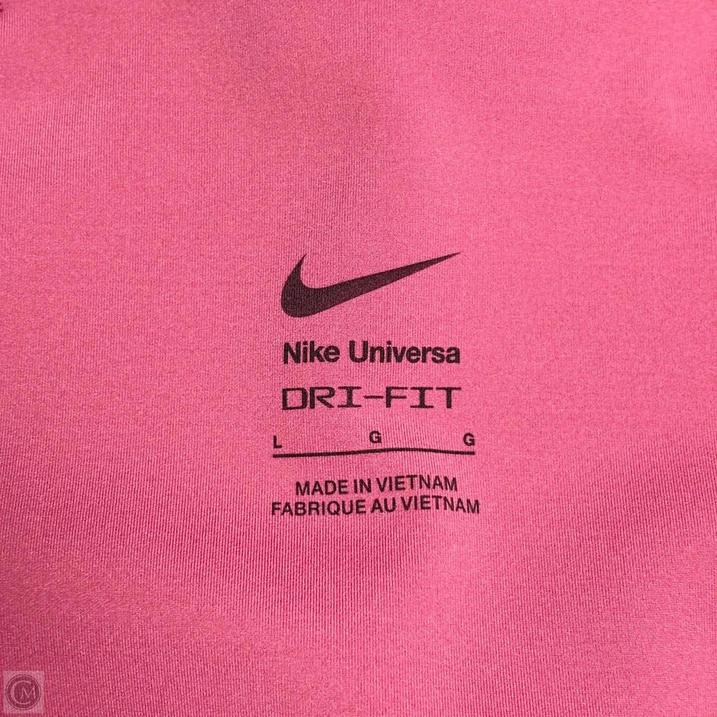 Athletic Leggings By Nike Apparel In Pink, Size: L