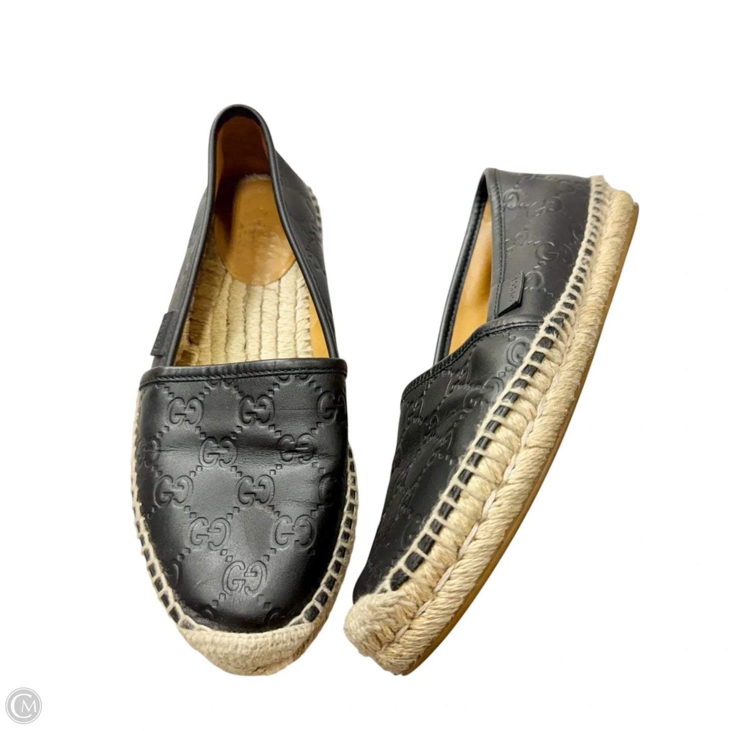 Shoes Luxury Designer By Gucci In Black, Size: 6