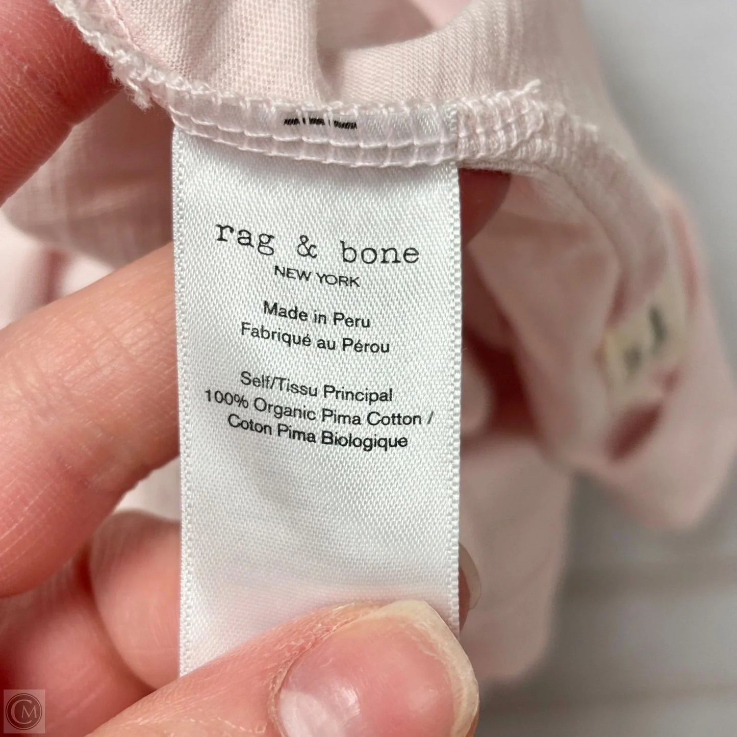 Top Short Sleeve Basic By Rag And Bone In Pink, Size: Xs