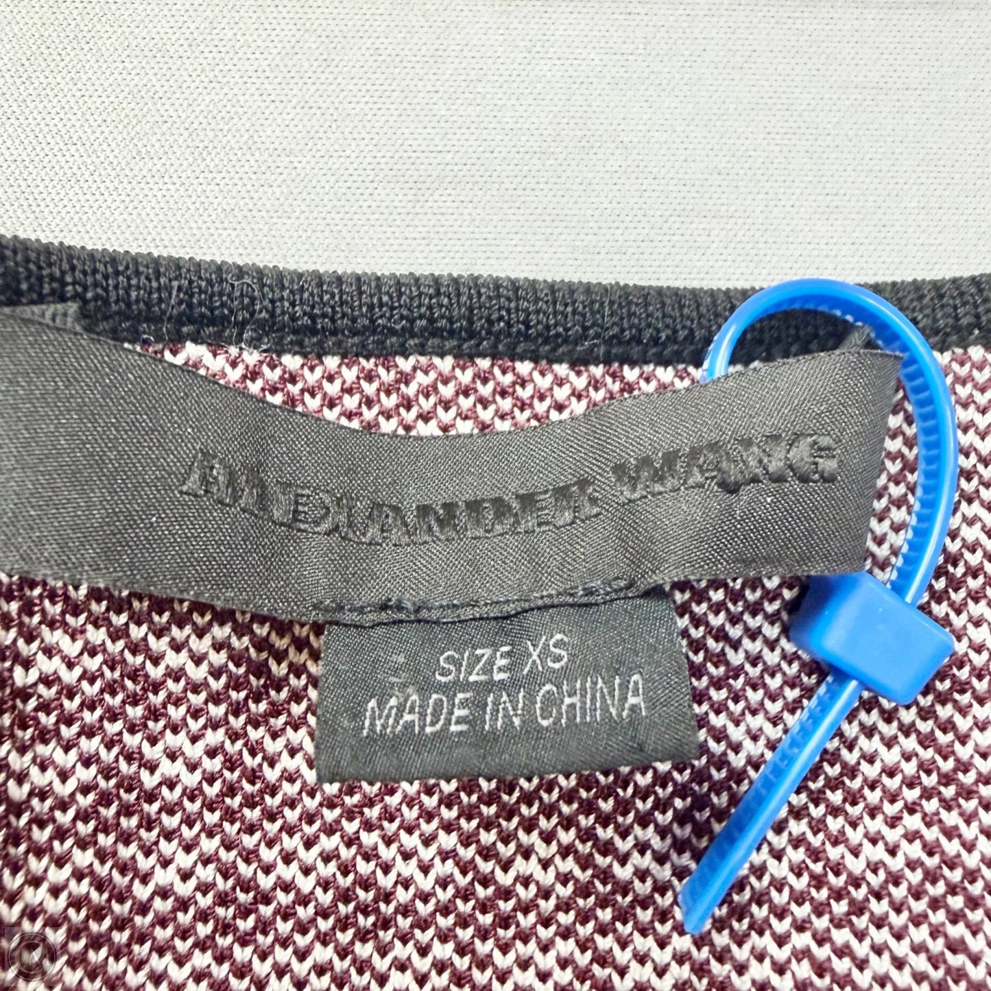 Dress Luxury Designer By Alexander Wang In Maroon, Size: Xs