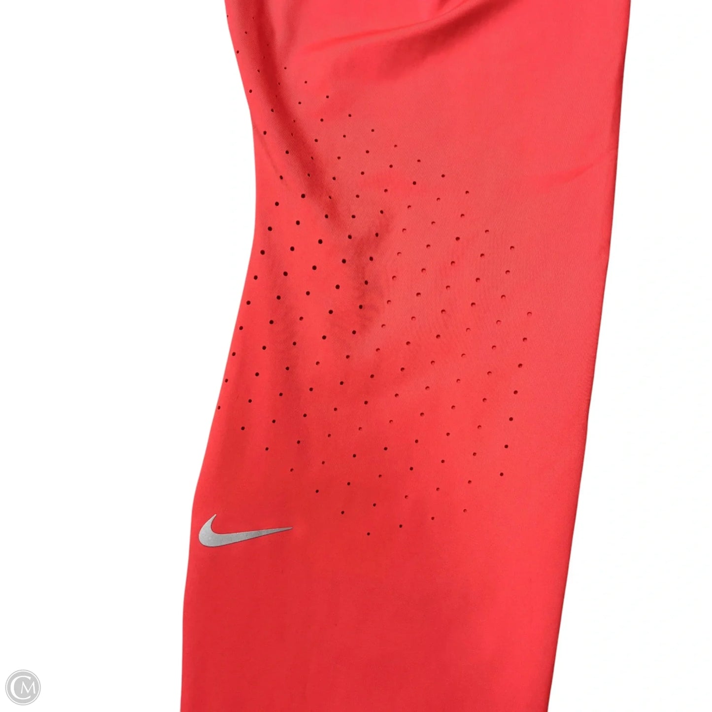 Athletic Leggings By Nike Apparel In Coral, Size: L