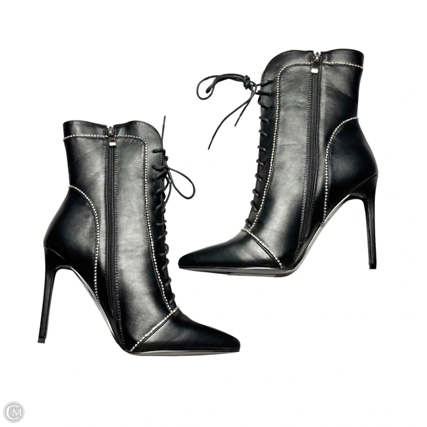 Boots Ankle Heels By Azalea Wang In Black, Size: 11