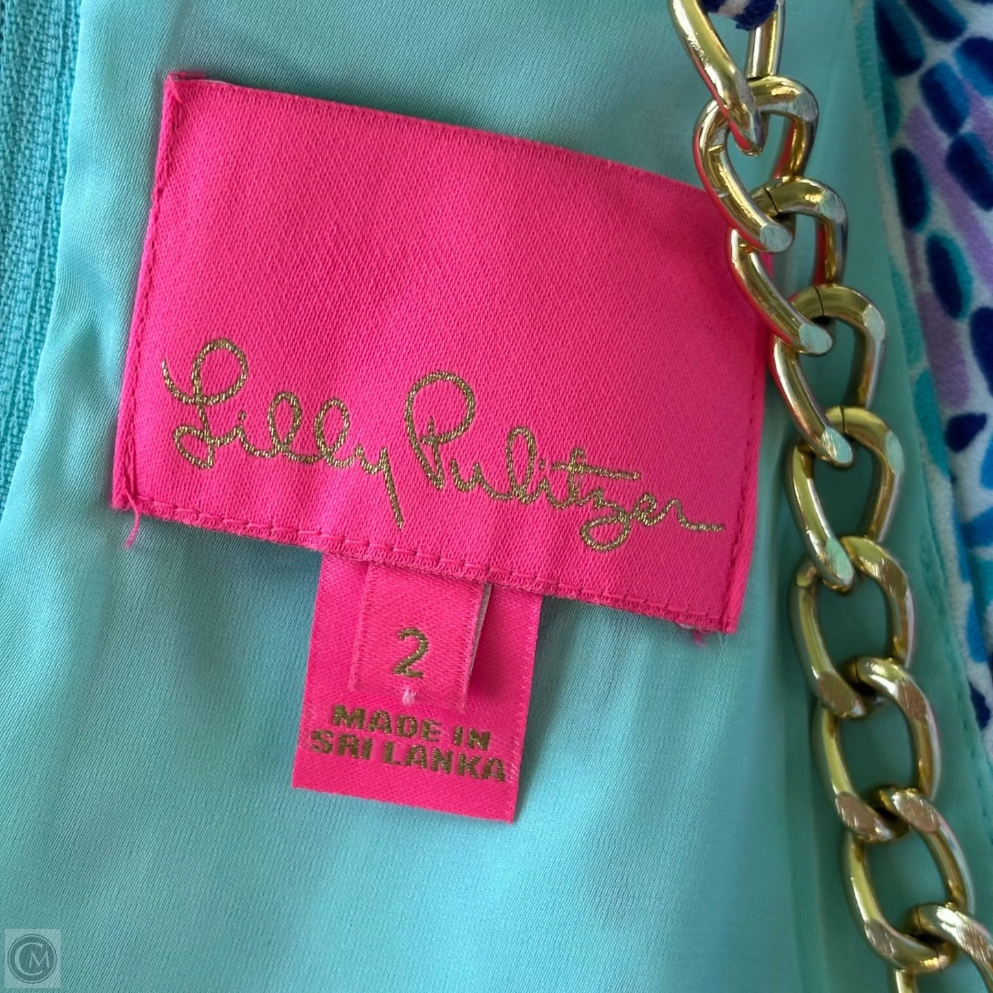Romper Designer By Lilly Pulitzer In Blue & Purple, Size: Xs