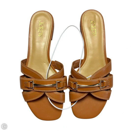 Sandals Flats By J. Crew In Brown, Size: 7