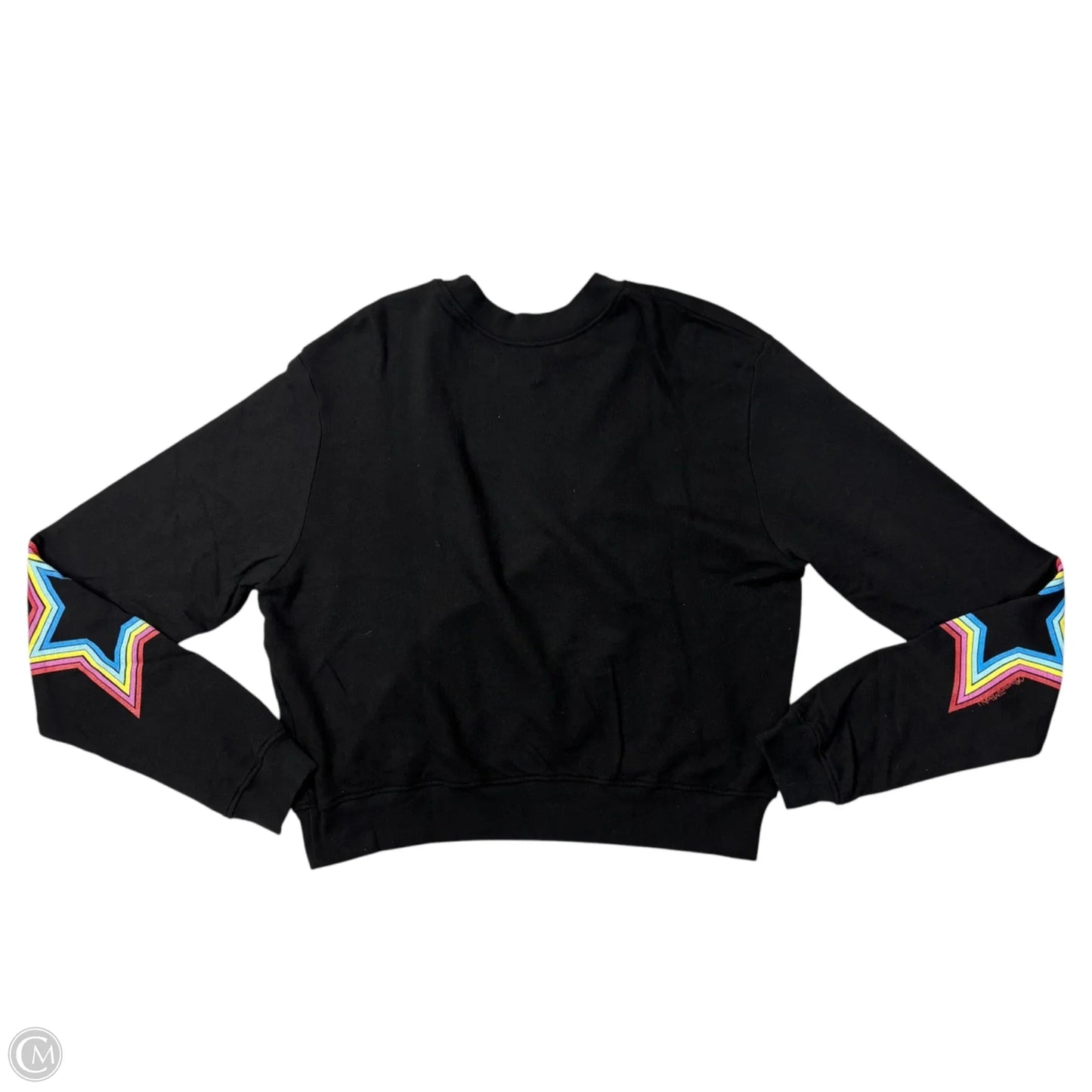 Sweatshirt Crewneck By Lauren Moshi In Black, Size: M