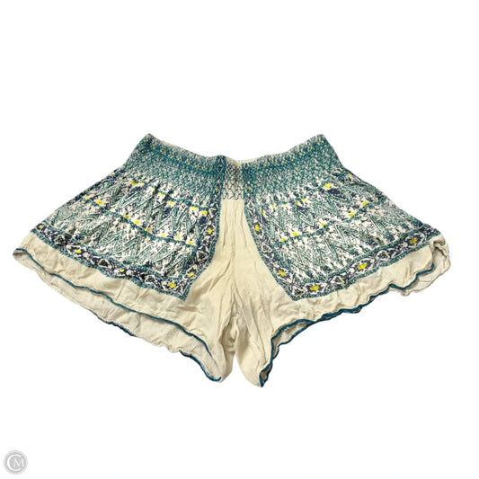Shorts By Free People In Cream & Green, Size: L