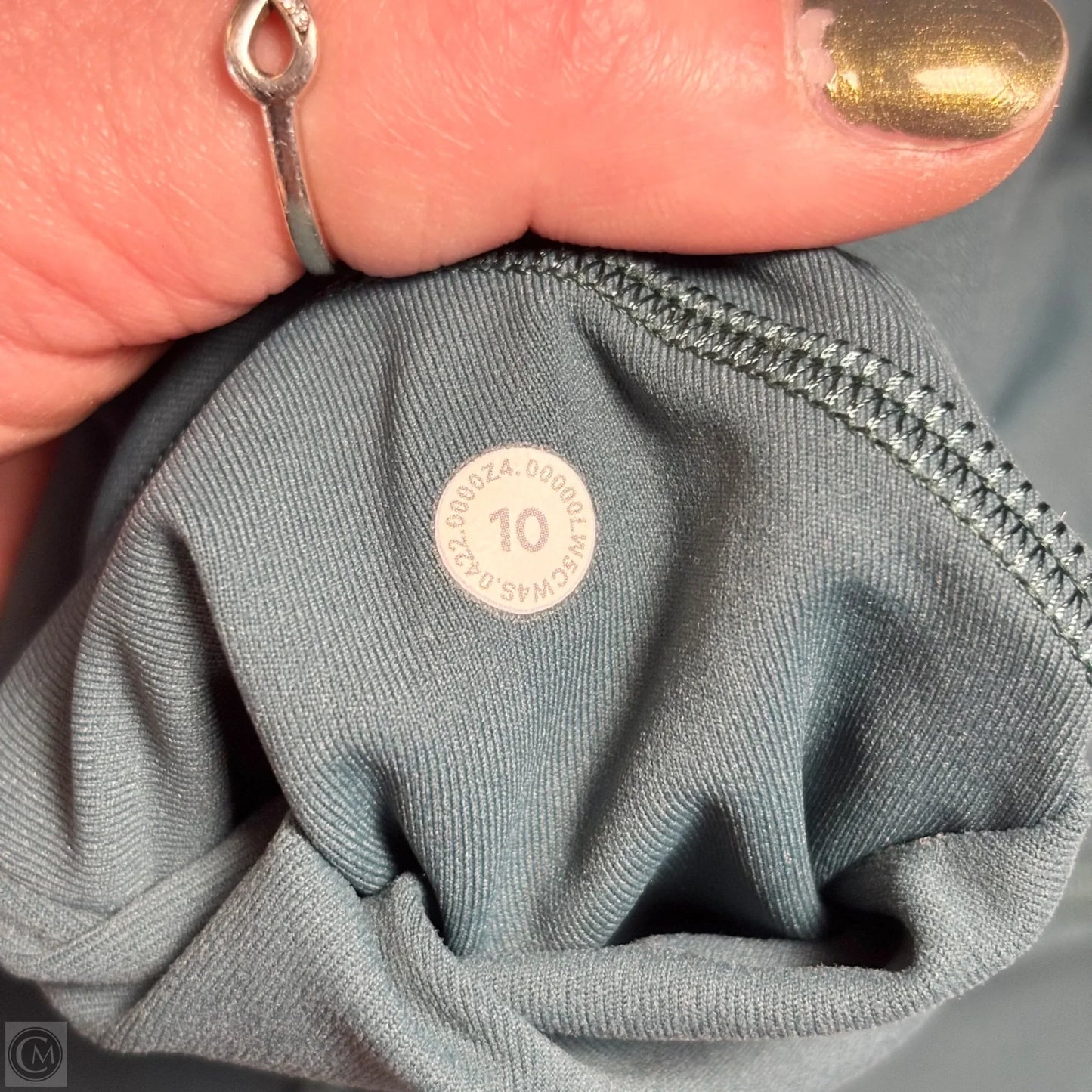 Athletic Leggings By Lululemon In Green, Size: M