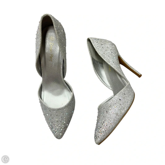 Shoes Heels Stiletto By Dream Pairs In Silver, Size: 9.5