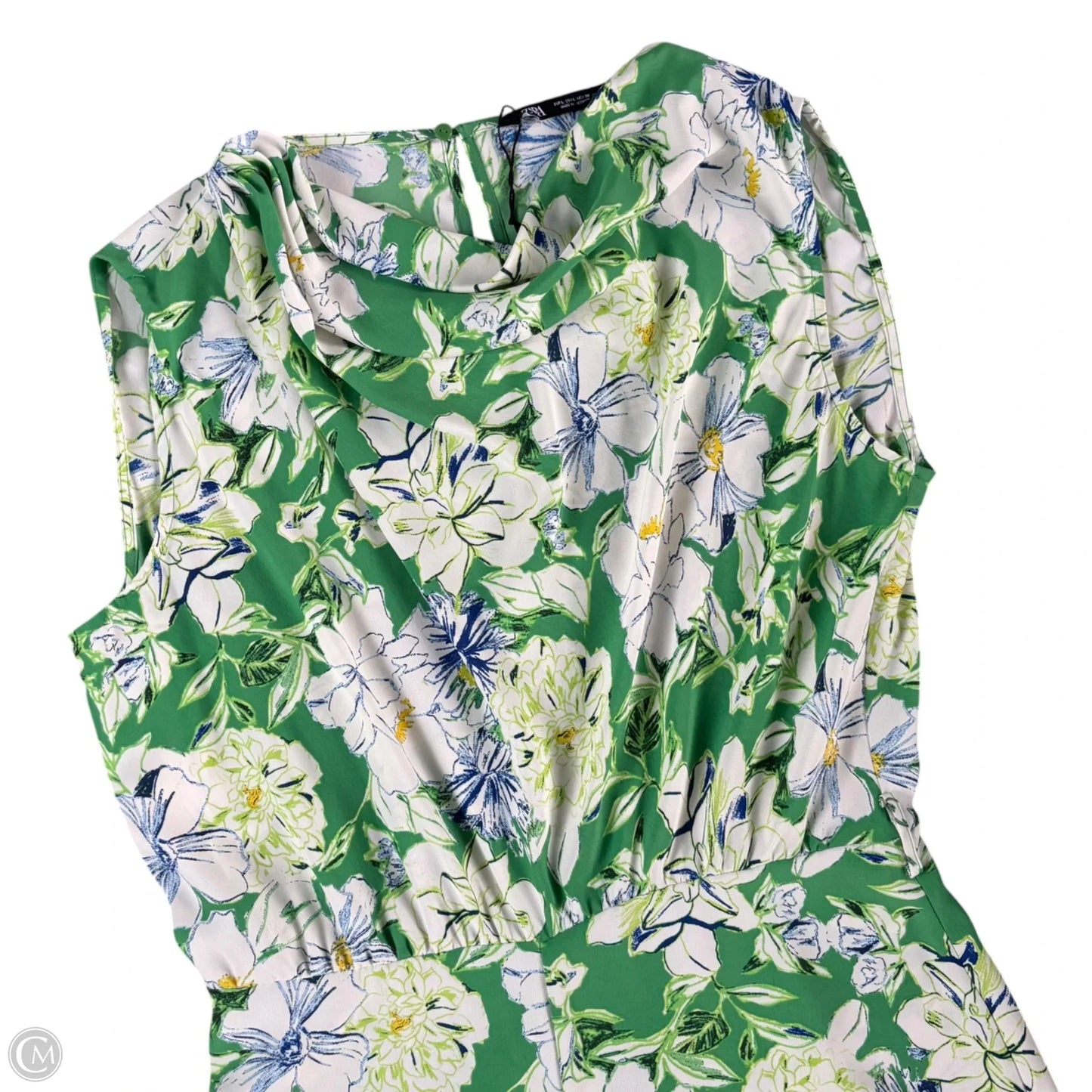 Jumpsuit By Zara In Floral Print, Size: L