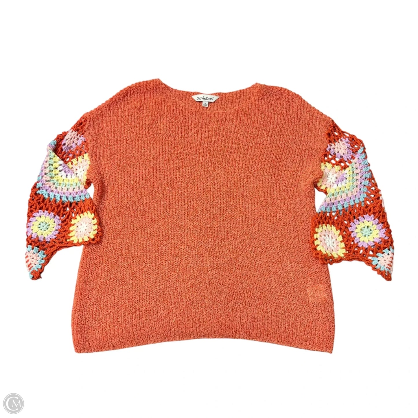 Sweater By Davi & Dani In Orange, Size: M