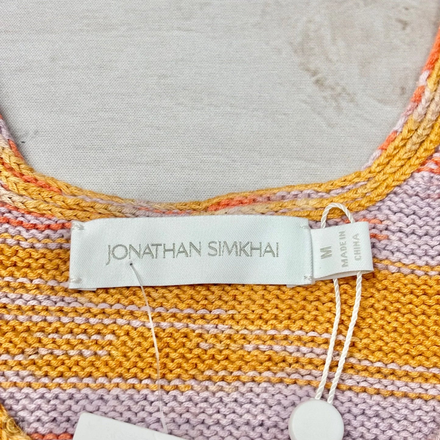 Top Sleeveless By Jonathan Simkhai In Striped Pattern, Size: M