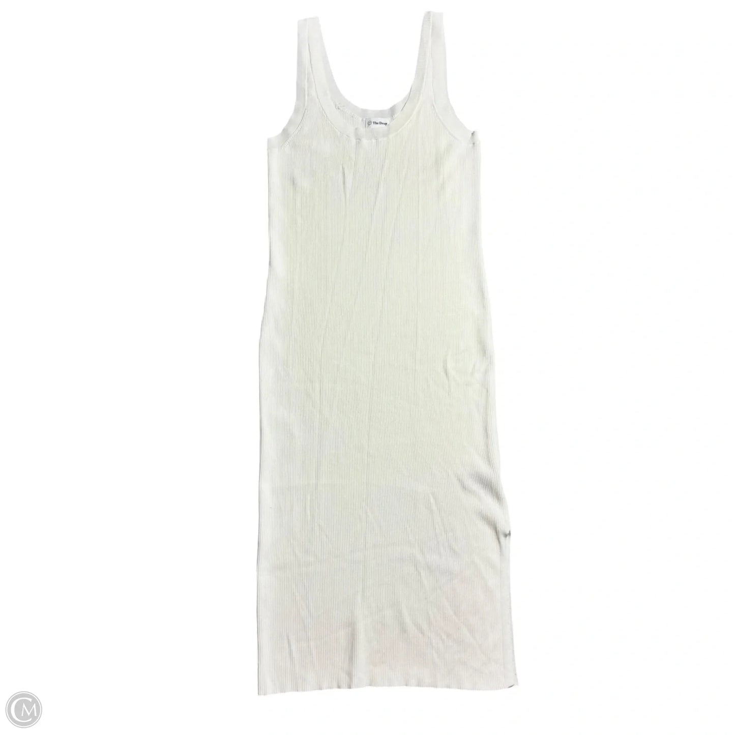 Dress Casual Midi By The Drop In White, Size: L
