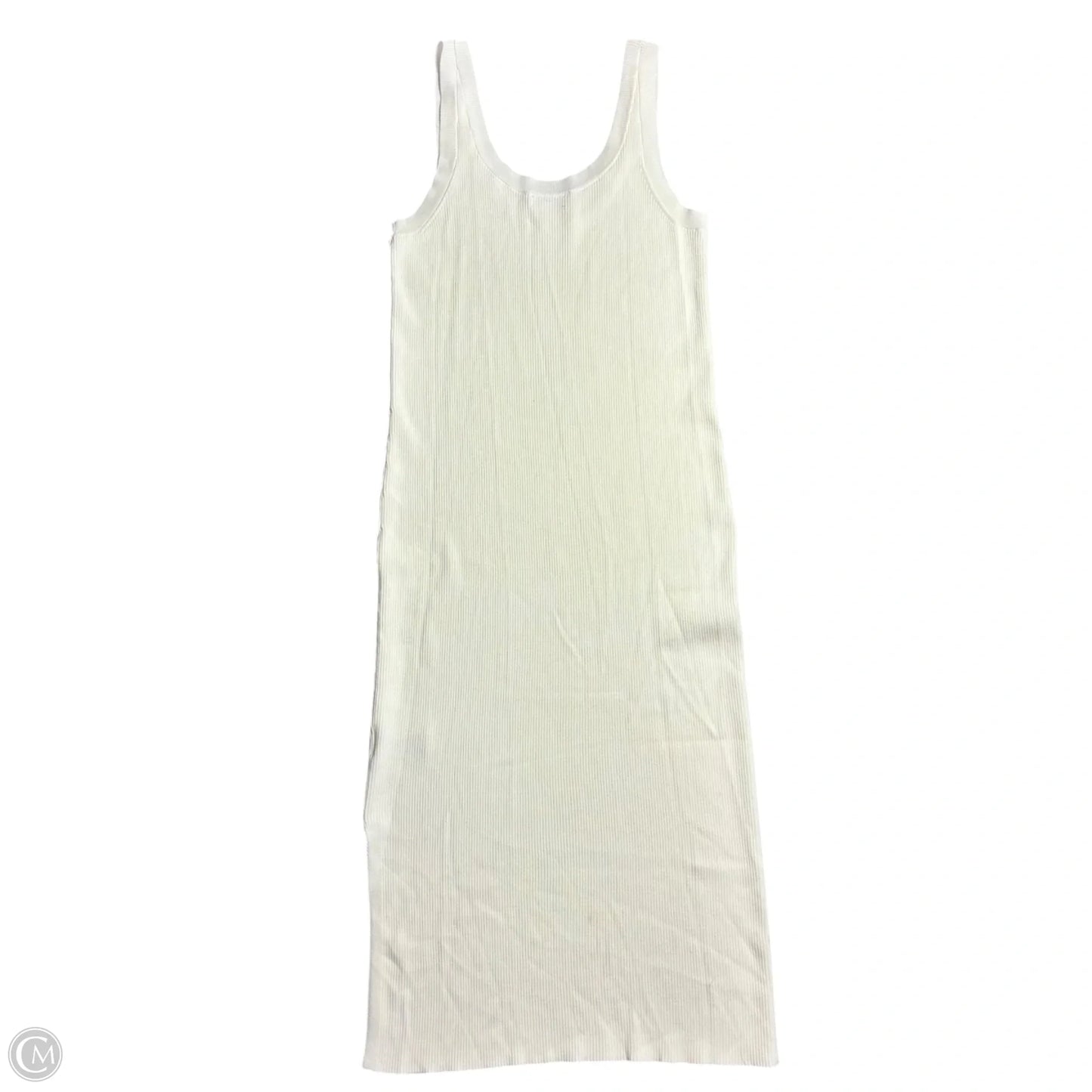 Dress Casual Midi By The Drop In White, Size: L