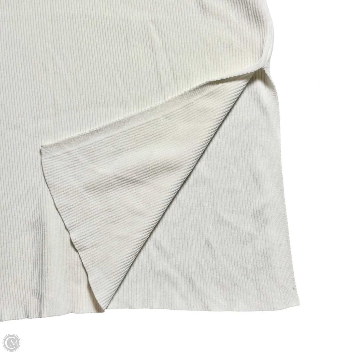 Dress Casual Midi By The Drop In White, Size: L