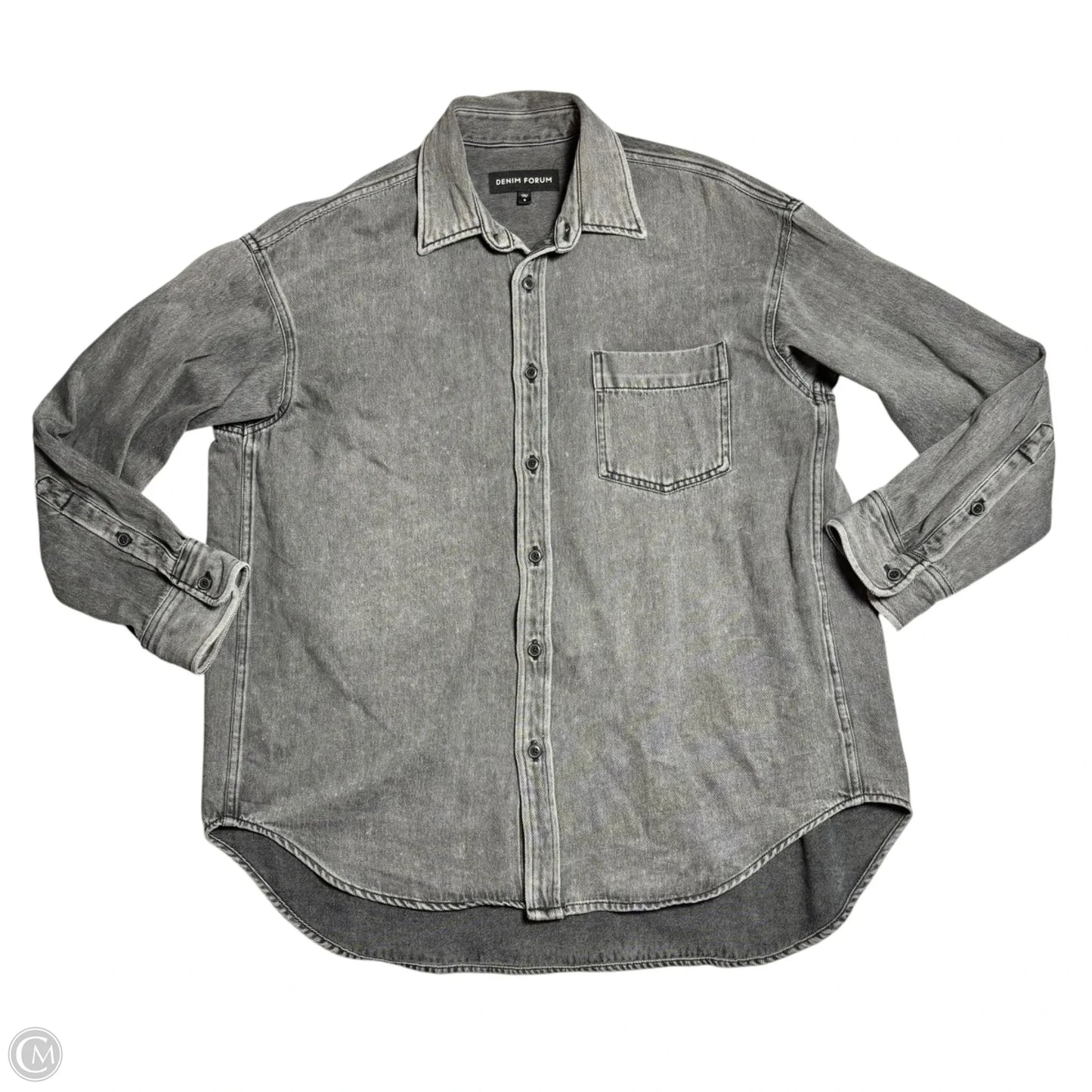 Jacket Denim By Aritzia In Grey Denim, Size: S