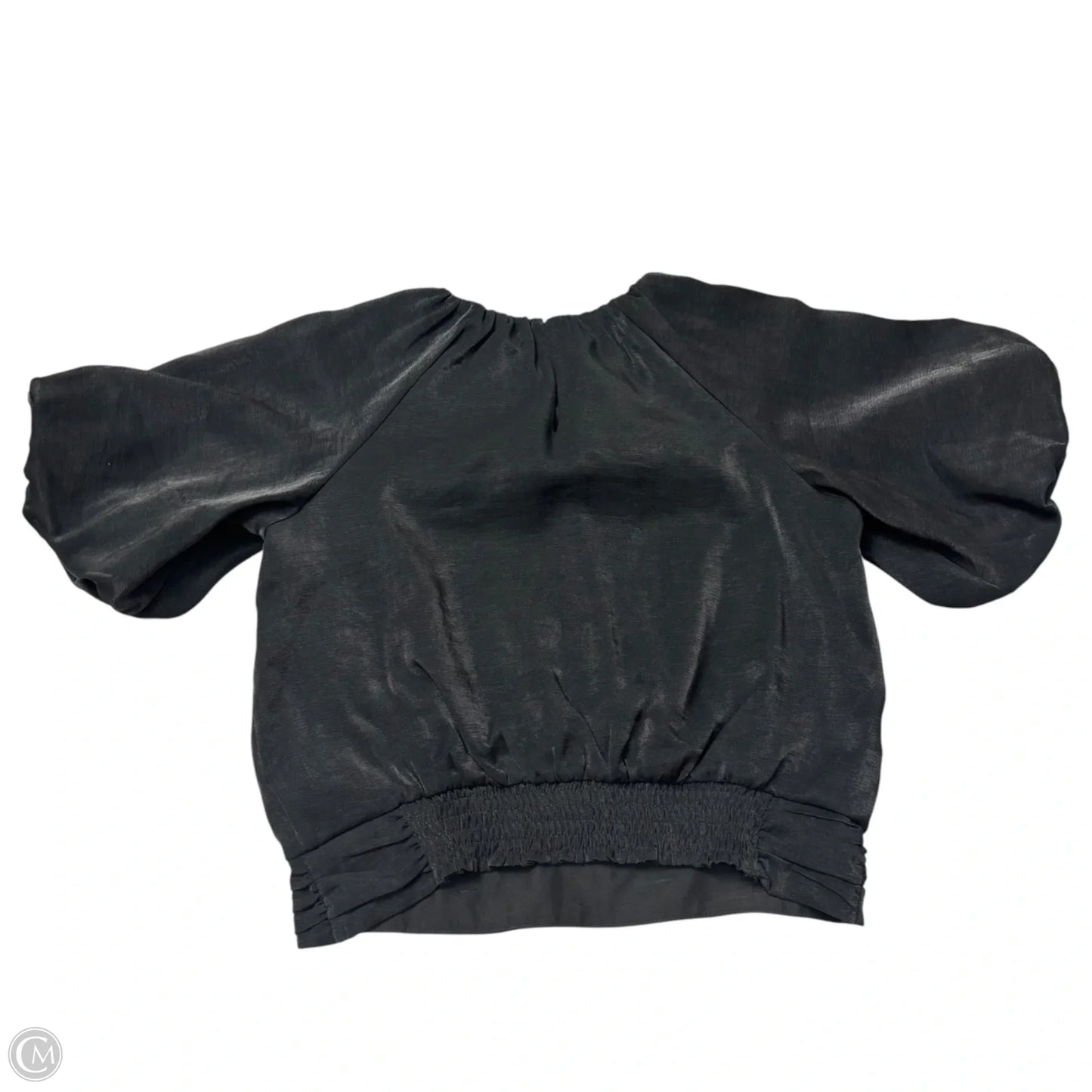 Top Short Sleeve By Express In Black, Size: S