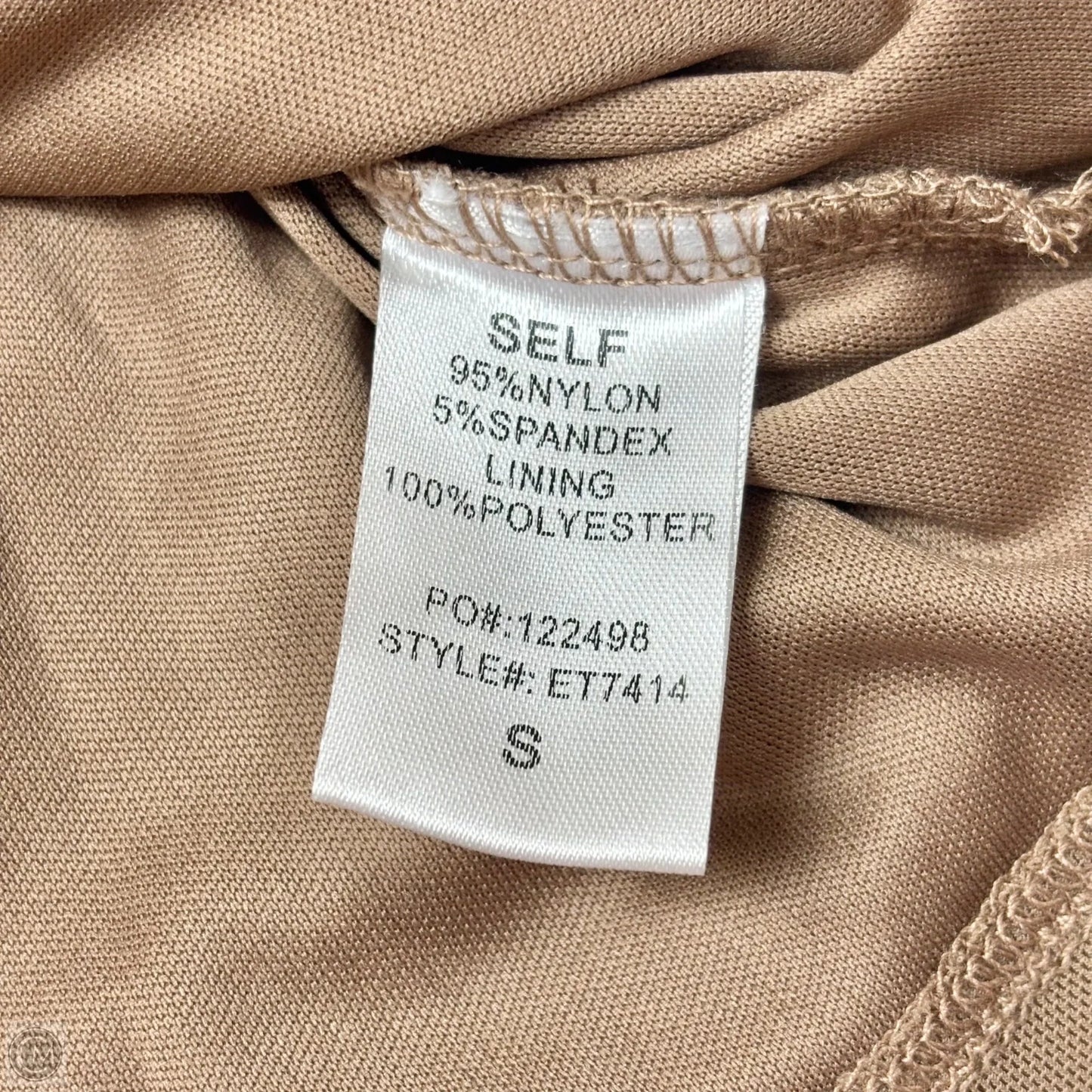 Top Short Sleeve By Express In Brown, Size: S