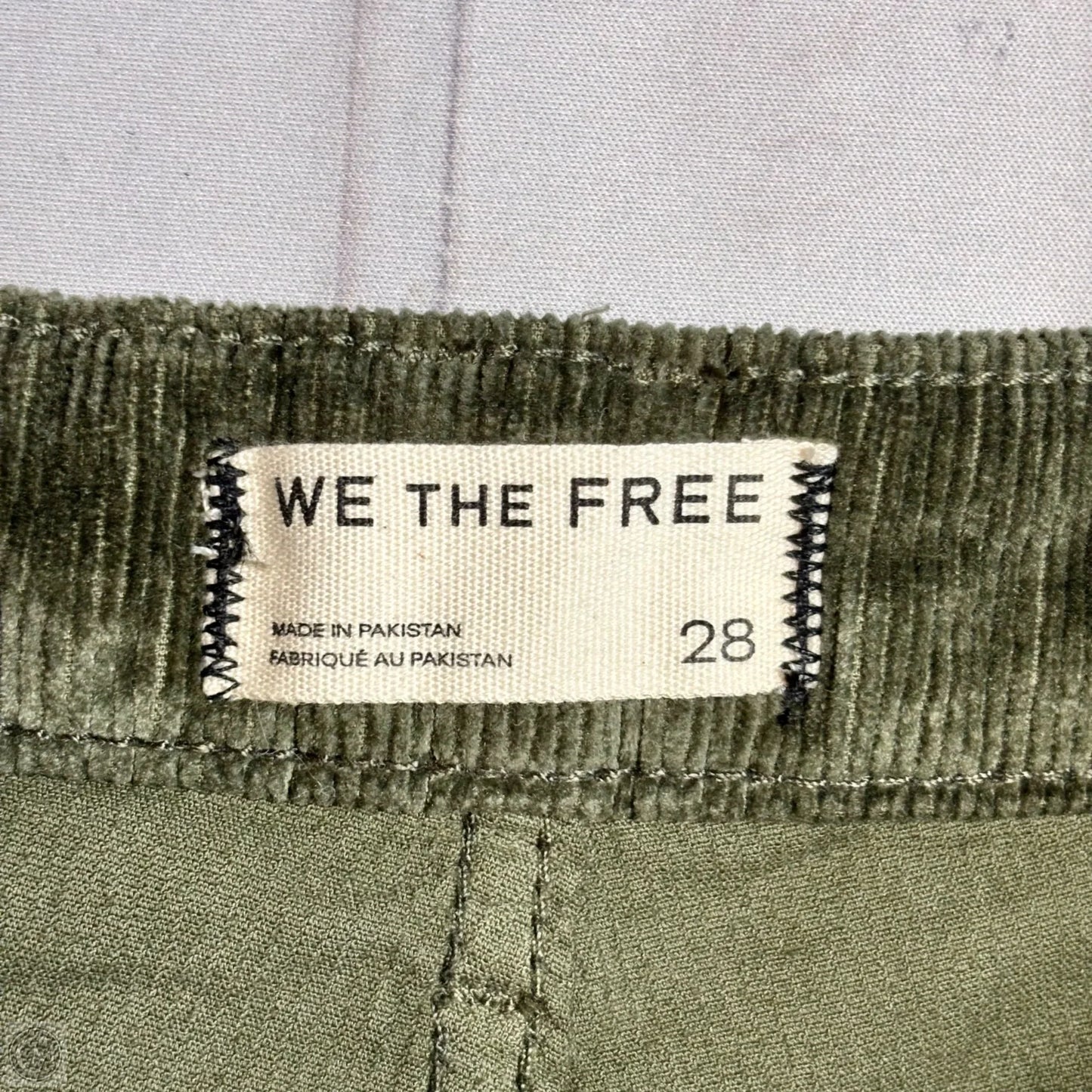 Pants Corduroy By We The Free In Green, Size: 6