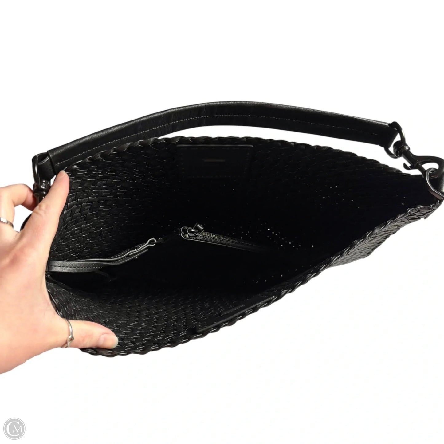 Handbag Leather By Etienne Aigner, Size: Large