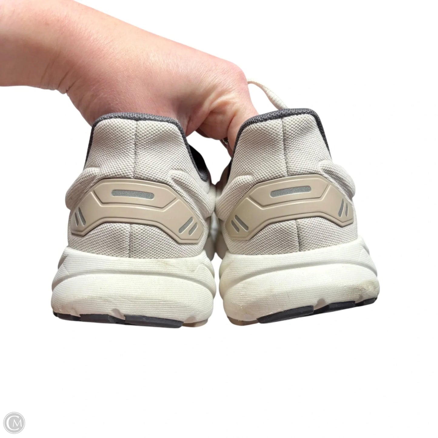 Shoes Athletic By Brooks In Tan & White, Size: 9