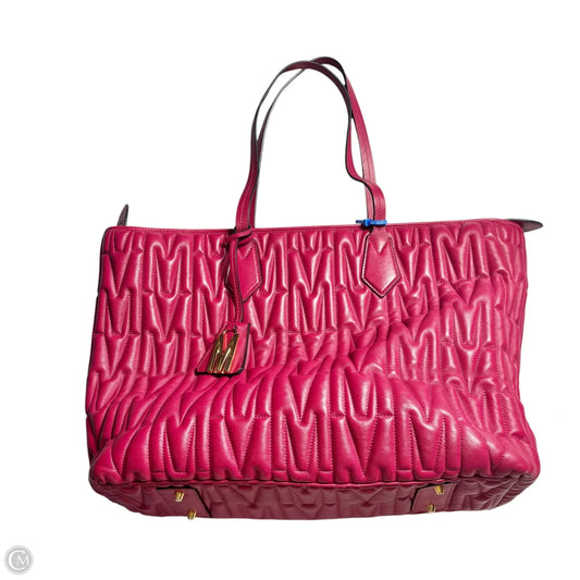 Tote Luxury Designer By Moschino, Size: Large