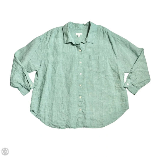 Top Long Sleeve By J. Jill In Blue, Size: Xlp