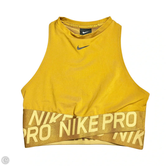 Athletic Tank Top By Nike Apparel In Brown, Size: S