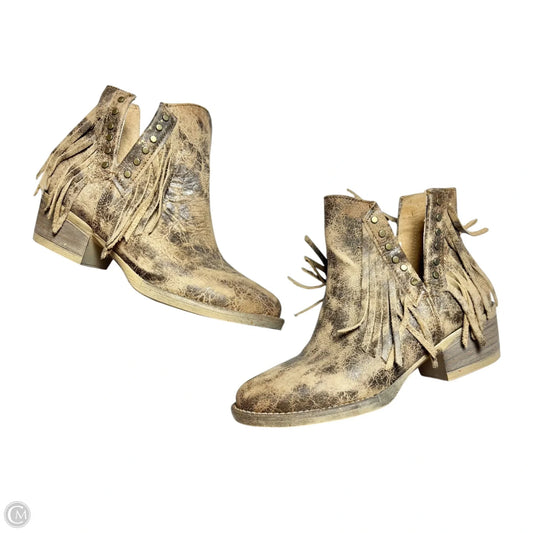 Boots Leather By Corral In Brown, Size: 5.5