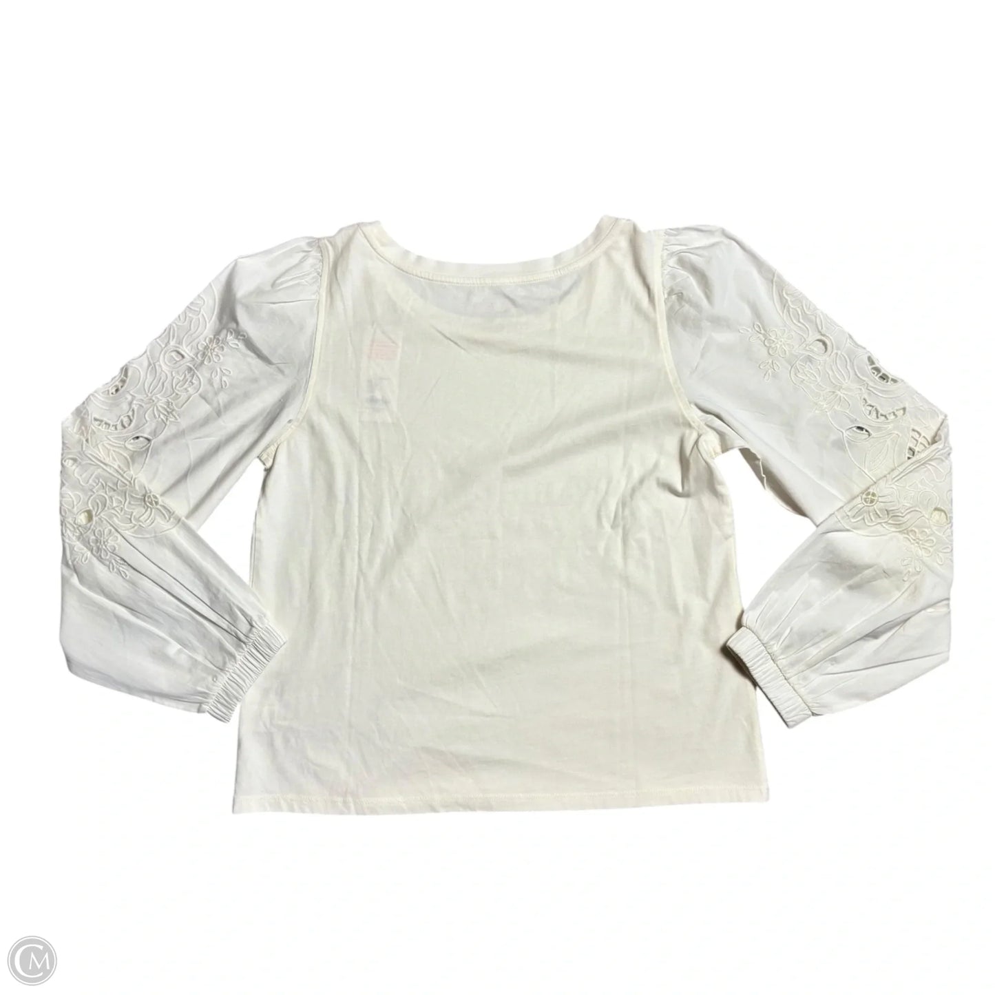 Top Long Sleeve Designer By Lilly Pulitzer In Cream, Size: M