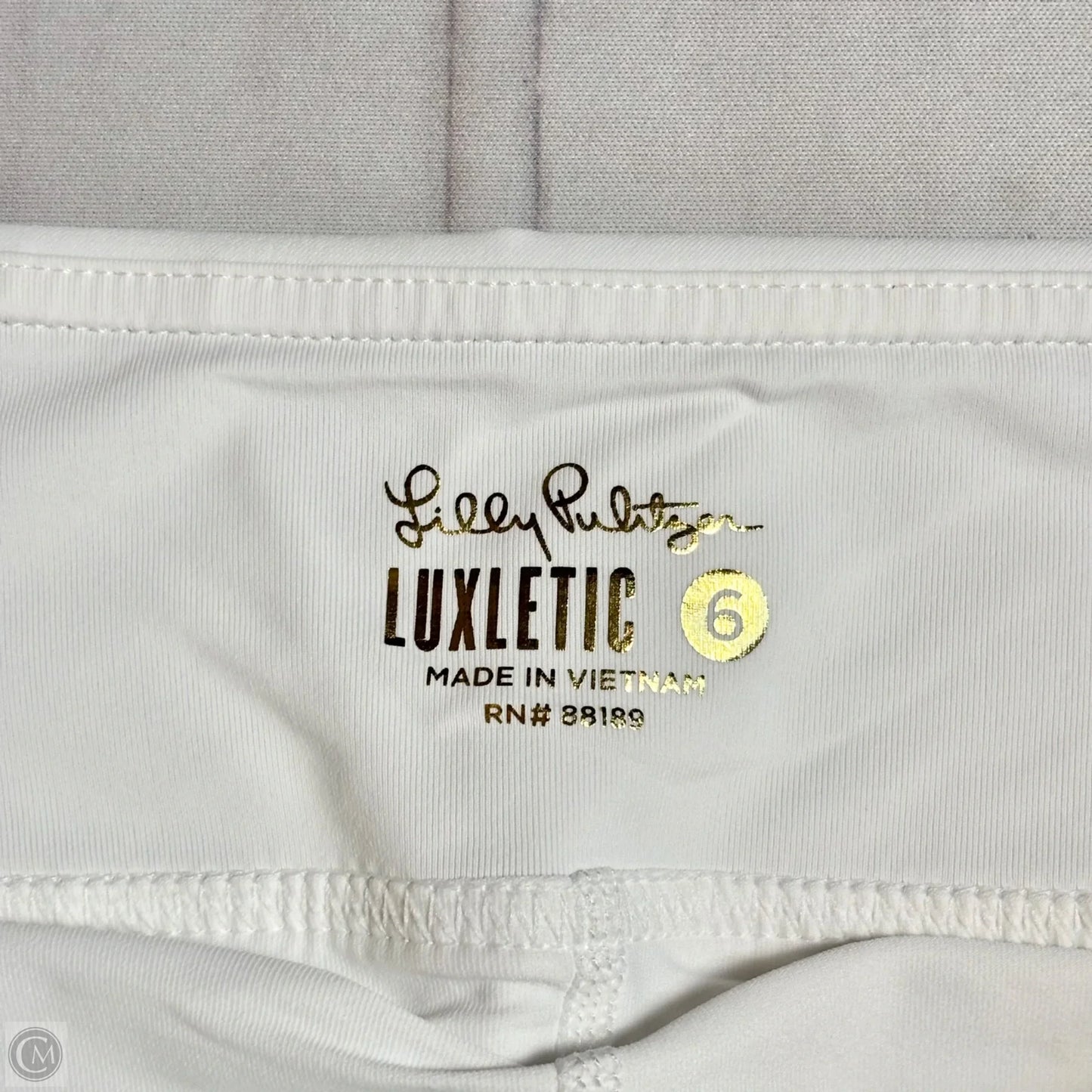 Skort Designer By Lilly Pulitzer In White, Size: 6