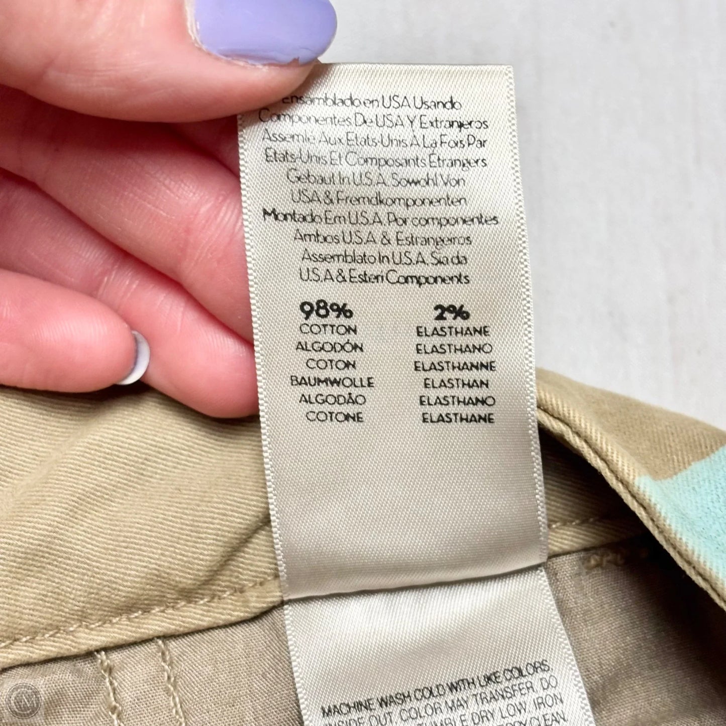 Pants Chinos & Khakis By Mother In Blue & Brown, Size: 4