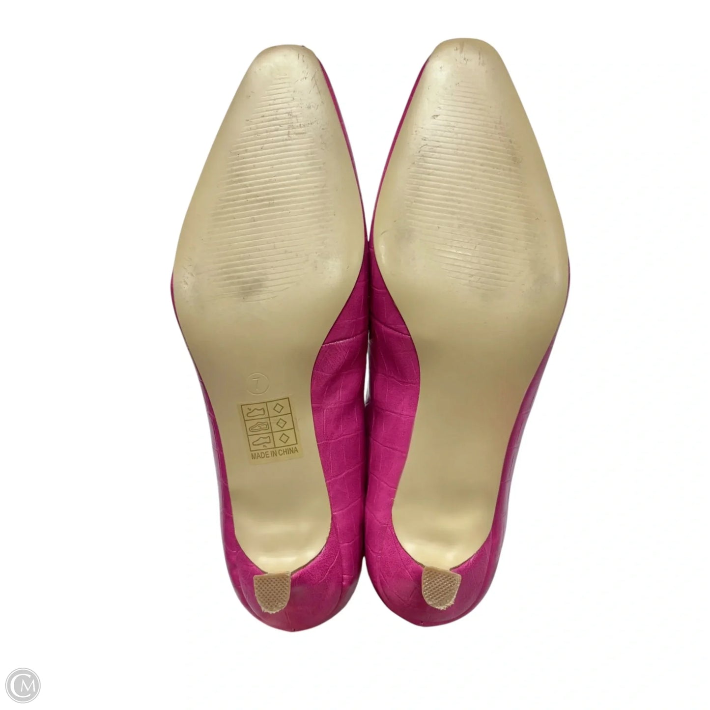 Shoes Heels Kitten By Journee In Pink, Size: 7