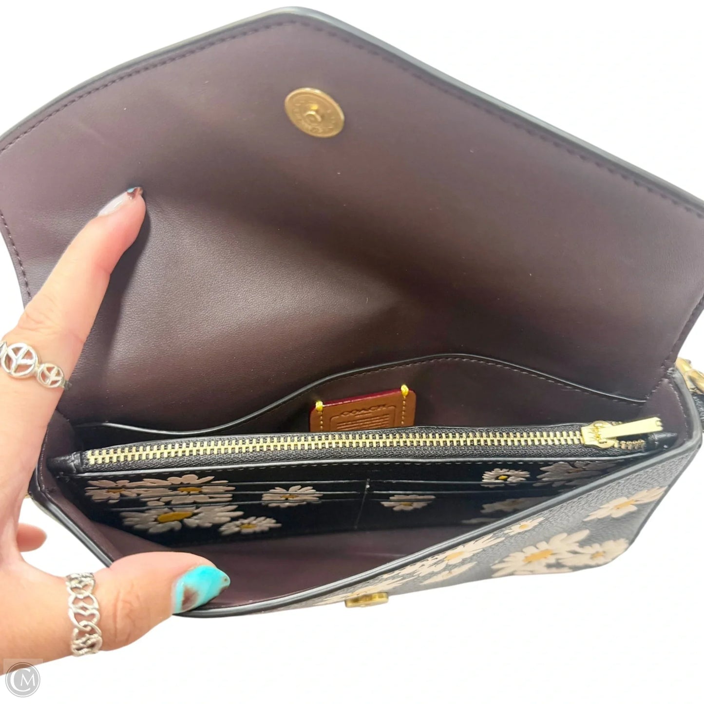 Crossbody Designer By Coach, Size: Small