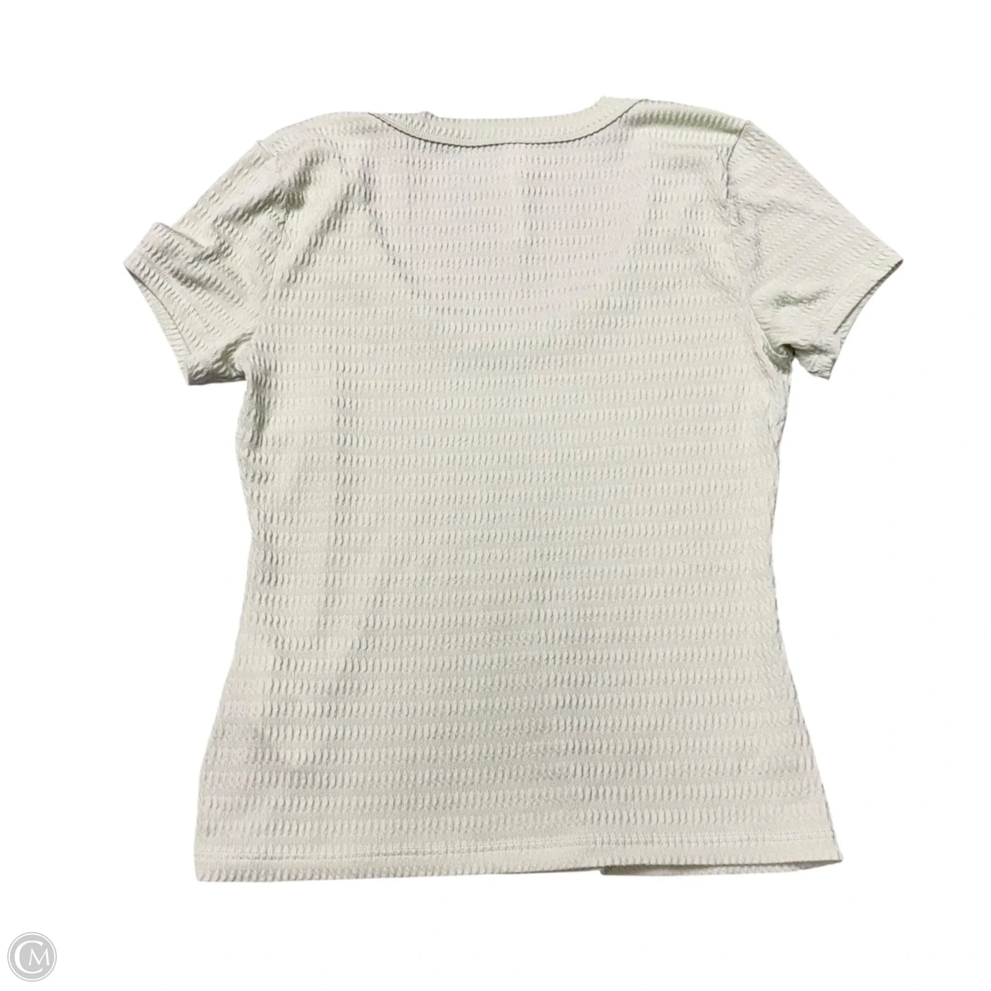 Top Short Sleeve By Anthropologie In Green, Size: S