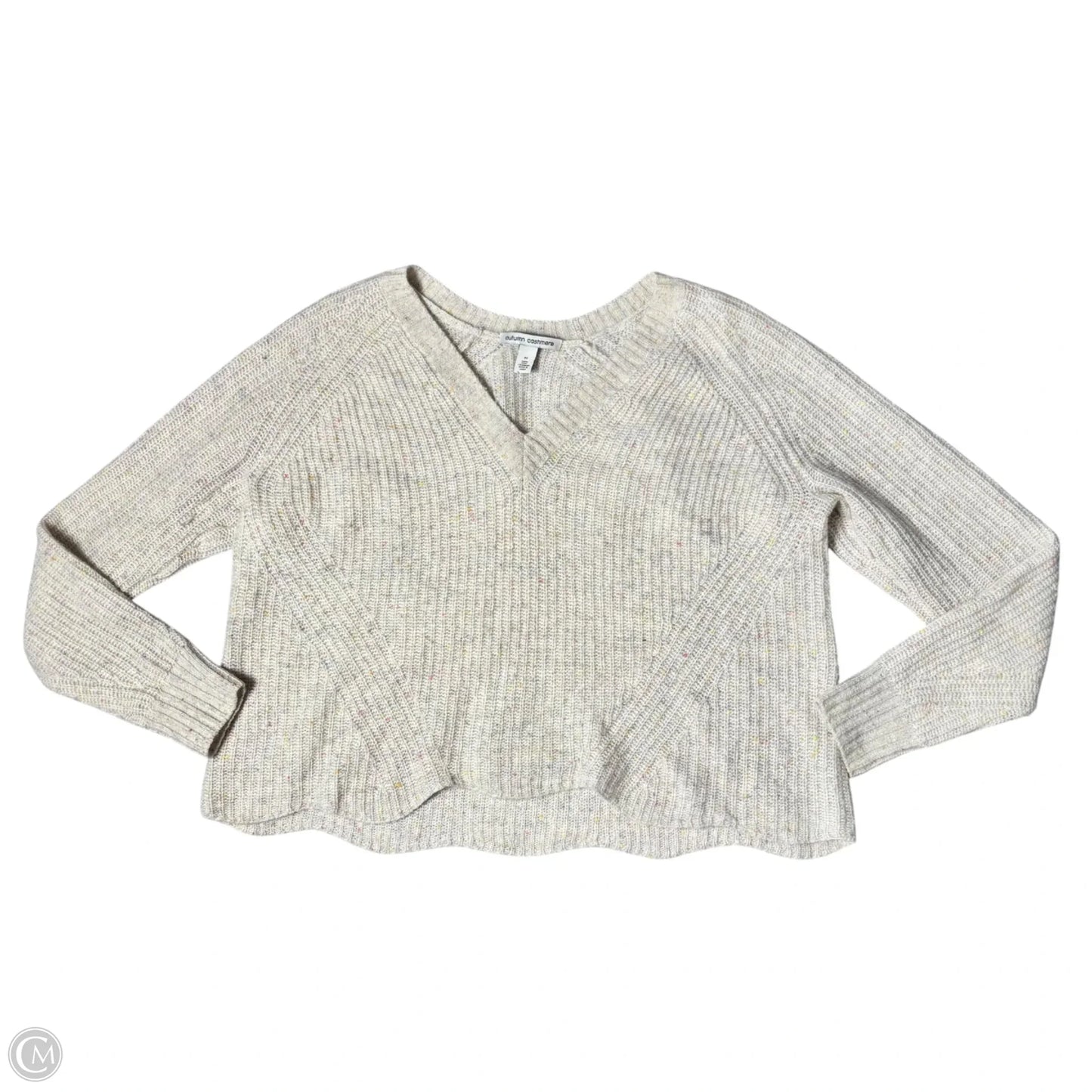 Sweater By Autumn Cashmere In Grey, Size: M