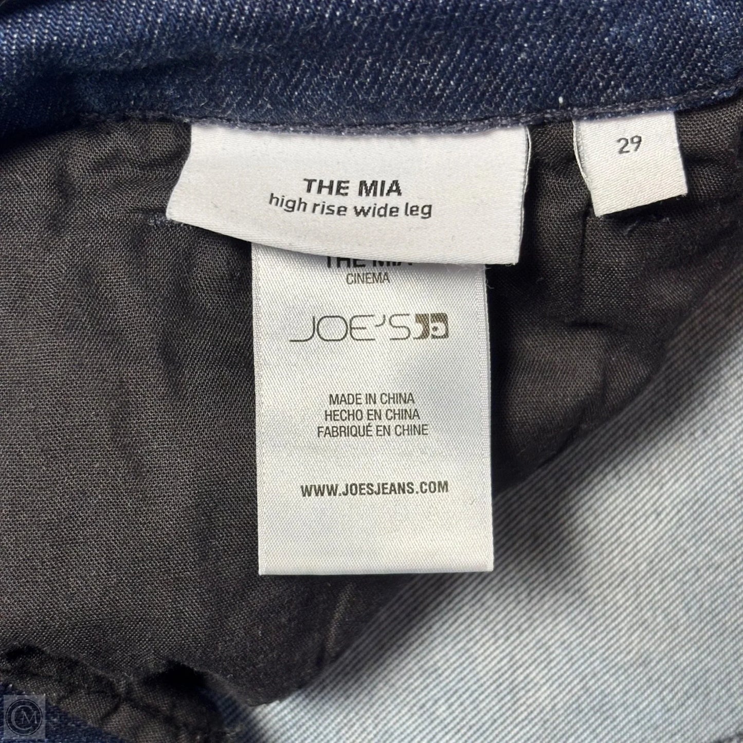 Jeans Wide Leg By Joes Jeans In Blue Denim, Size: 8