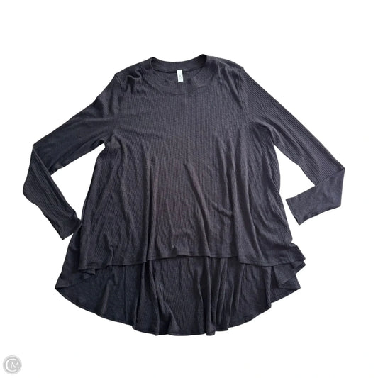 Athletic Top Long Sleeve Crewneck By Lululemon In Black, Size: L