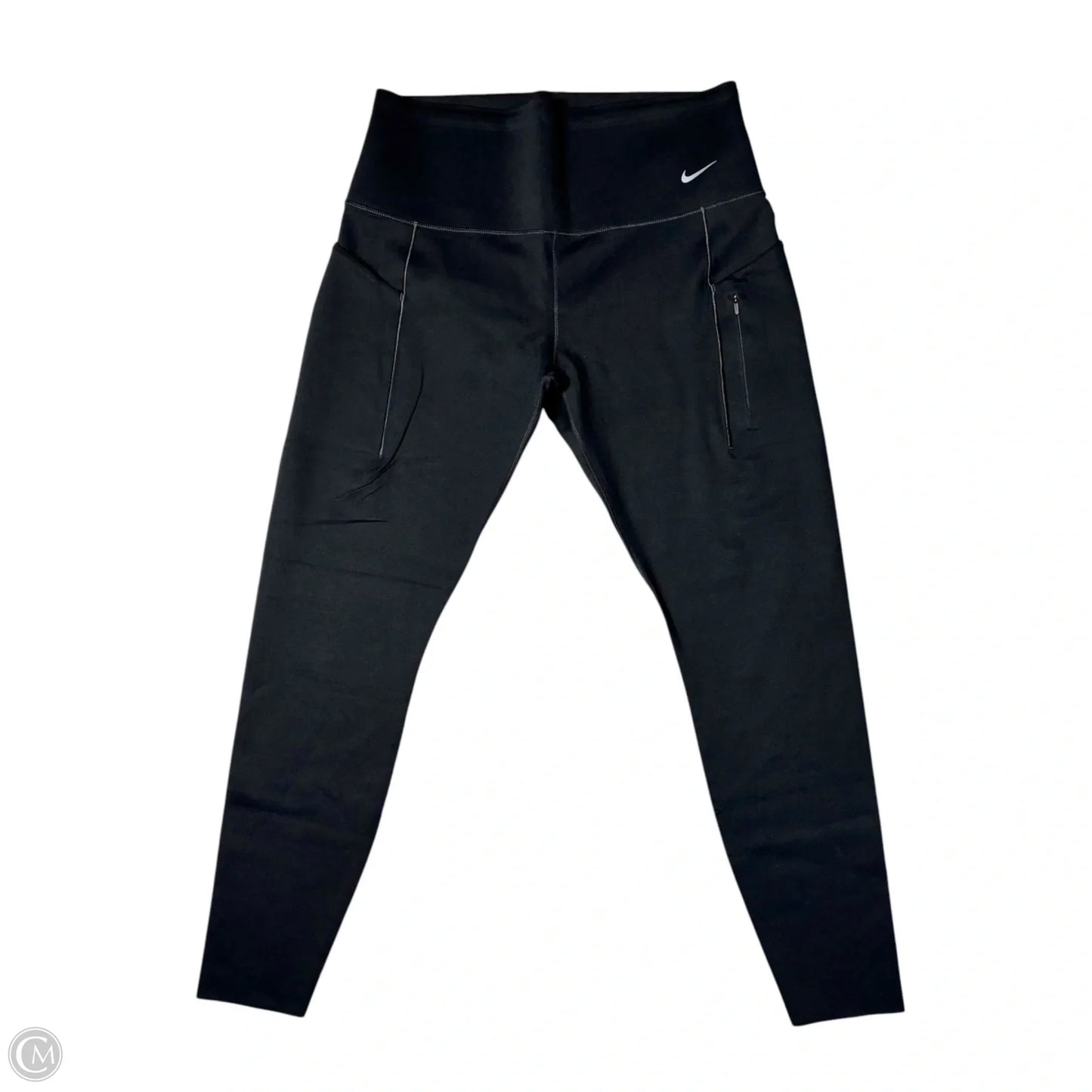 Athletic Leggings By Nike Apparel In Black, Size: Xl