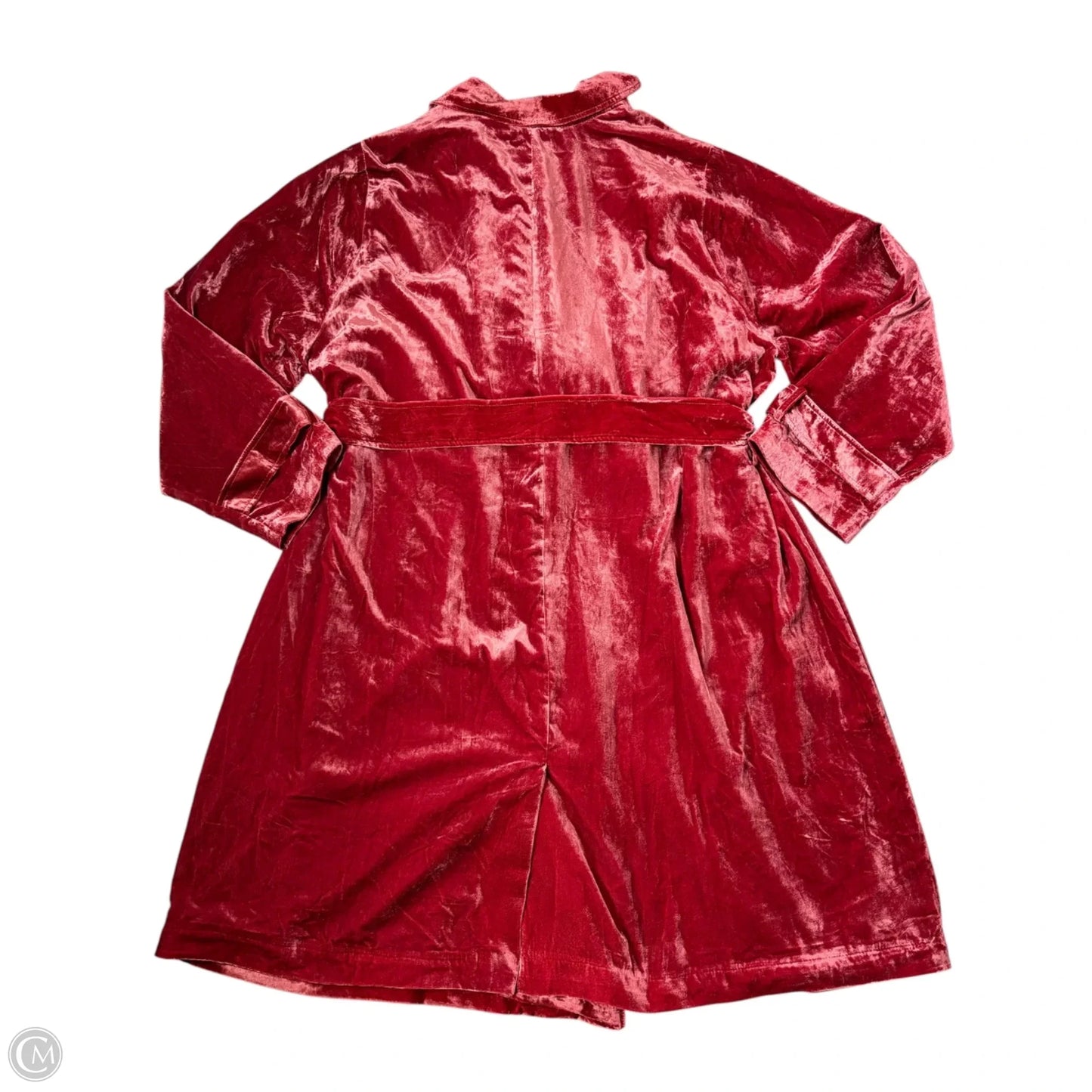 Coat Trench Coat By Torrid In Red, Size: 3x