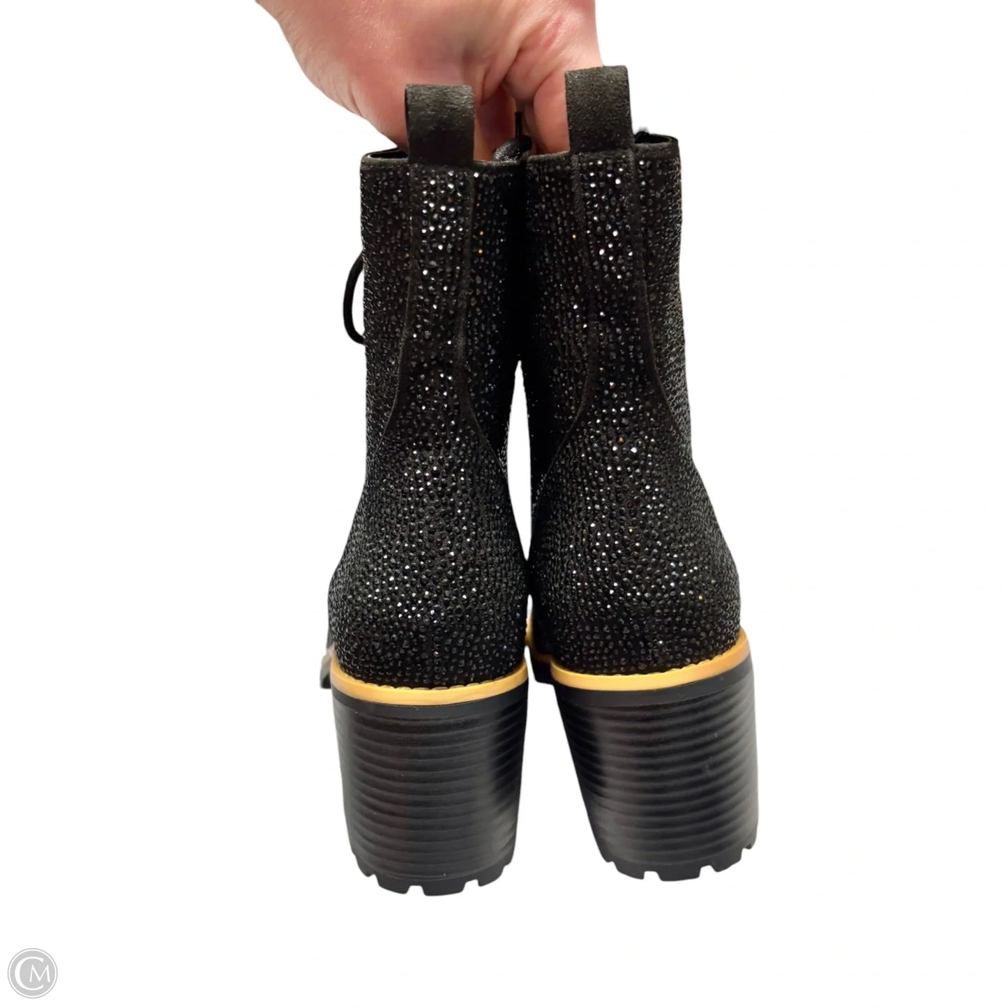 Boots Ankle Heels By Inc In Black, Size: 8.5