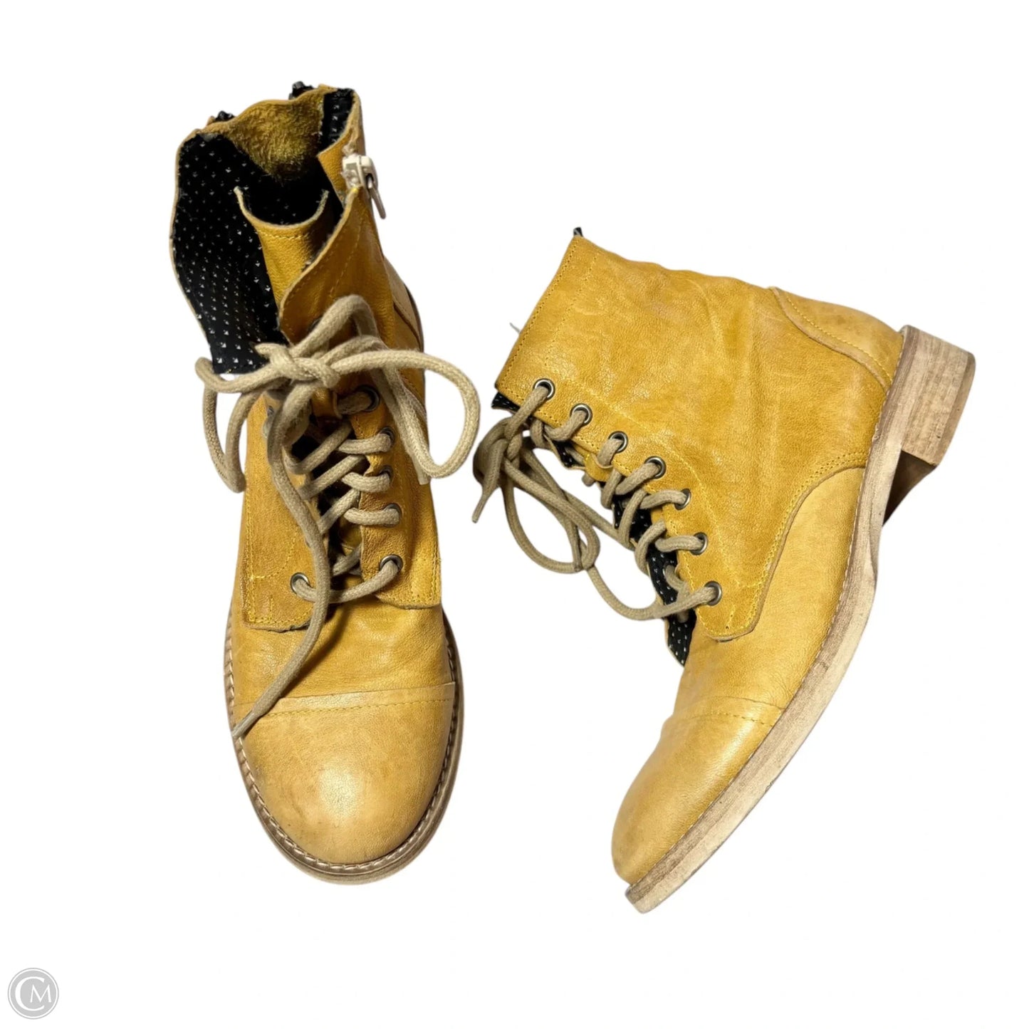 Boots Leather By Free People In Brown, Size: 7.5