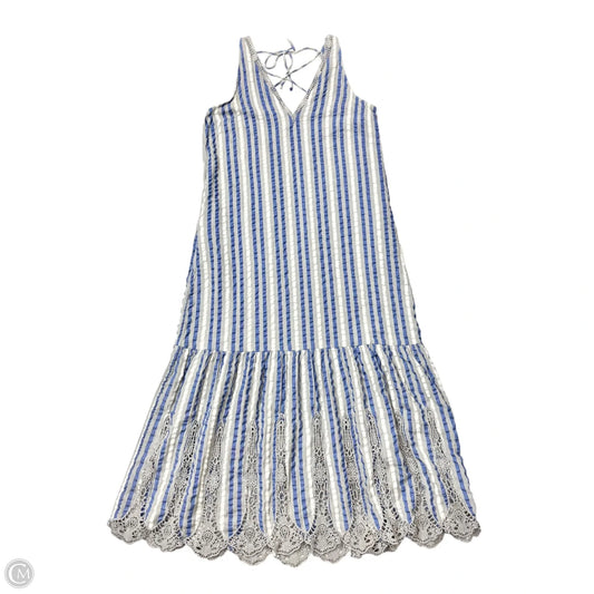 Dress Casual Maxi By Anthropologie In Striped Pattern, Size: M