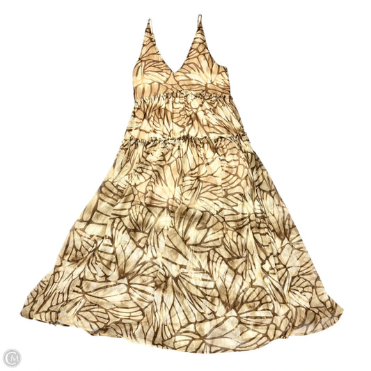 Dress Casual Maxi By Free People In Brown, Size: L