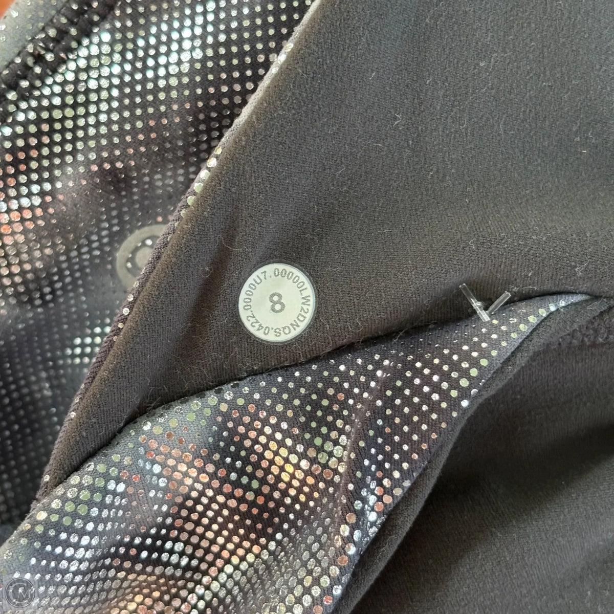Athletic Bra By Lululemon In Silver, Size: M