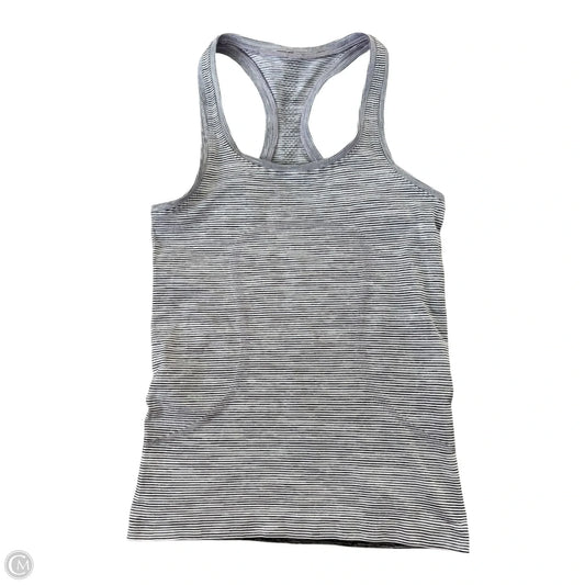 Athletic Tank Top By Lululemon In Striped Pattern, Size: S