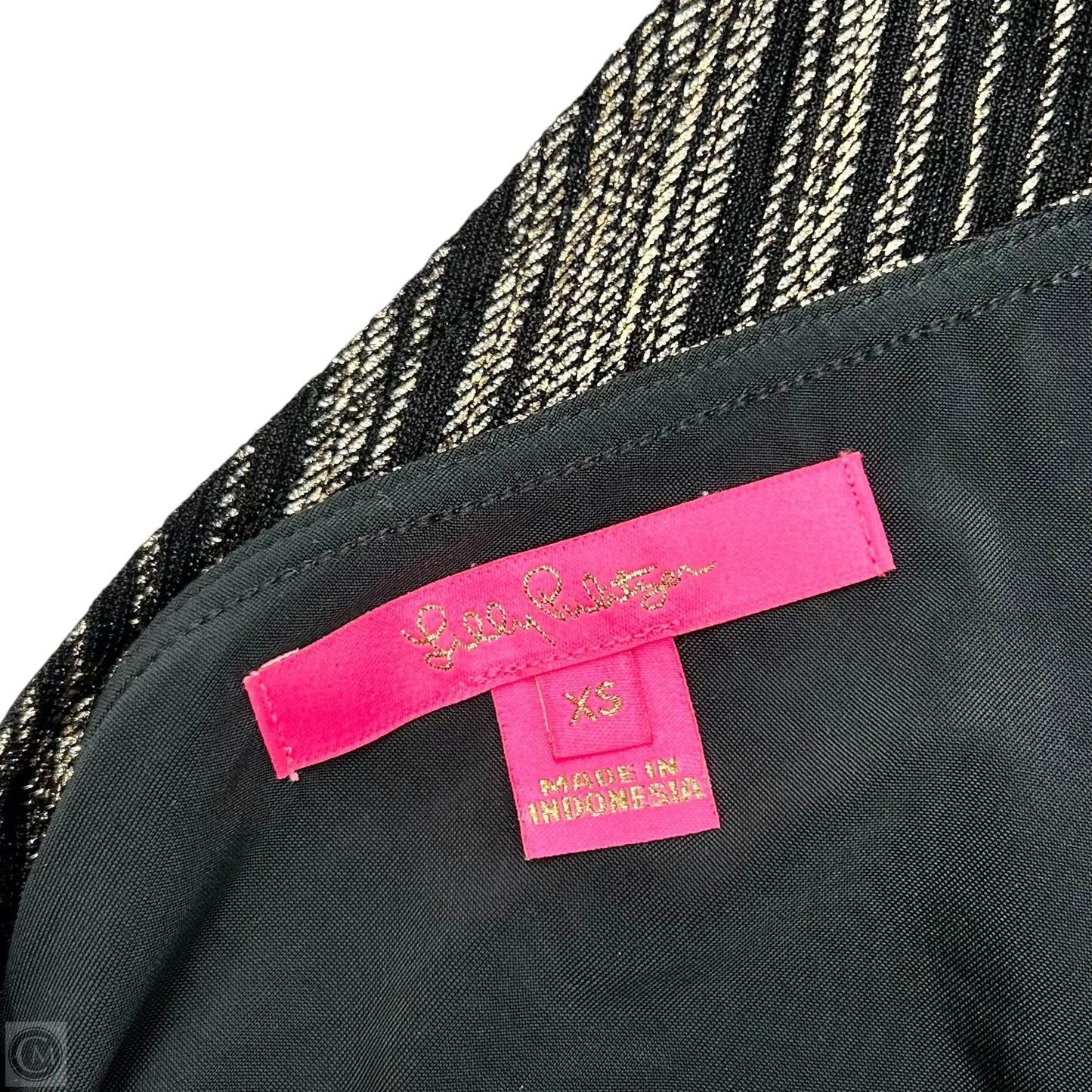 Dress Designer By Lilly Pulitzer In Gold, Size: Xs